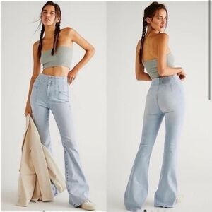 Free People Denim Pants | Free People Jayde High Rise Flare Jeans | Size: 25